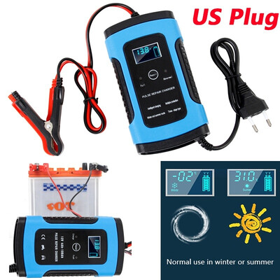 

12V 5A Automatic Repair Charger Protable Auto Car Battery Charger with LCD Display