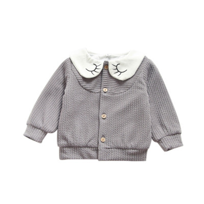 

Lovely Jacket For Girl Cartoon Baby Girls Jacket Autumn Long Sleeve Fashionable Baby Coat Cotton Kids Clothes Outfit Overcoat