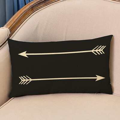 

〖Follure〗Arrow Printing Sofa Bed Home Decoration Festival Pillow Case Cushion Cover A