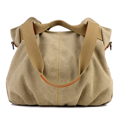 

Tailored Leisure Neutral Solid Color Shoulder Bag Messenger Bag Hand Bag Travel Bag