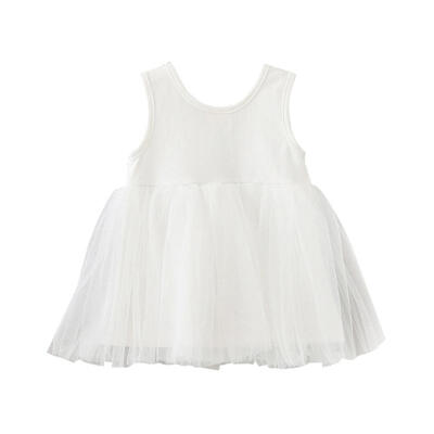 

Lovely Kids 1 Year Birthday Dress Sleeveless Newborn Baby Girl Dress Casual Kids Dresses For Wedding Party Princess Vestidos