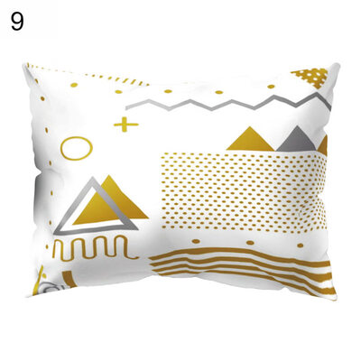 

Multicolor Geometric Pattern Throw Pillow Case Cushion Cover Home Office Decor