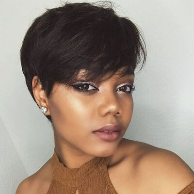 

New Fashion Soft Wigs Short Straight Hair Wig Party Best Gift for Women