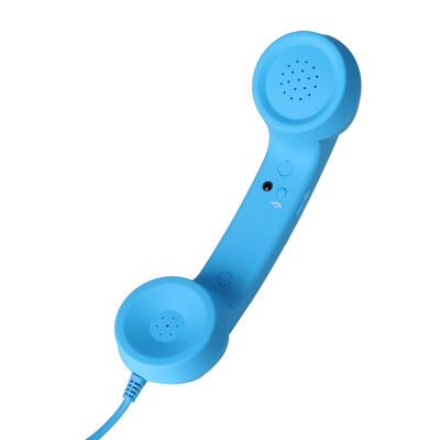 

New Classic Comfort Retro Phone Handset Speaker Phone Call Mic Receiver For iPhone Android Phones 7 Colors 35mm