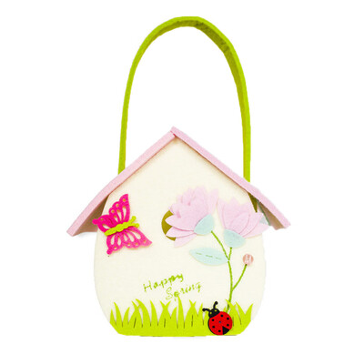 

Toponeto Easter Rabbit Gift Candy Bag Creative Present Home Accessory