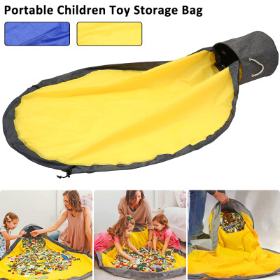 

Waterproof Canvas Kid Toys Organizer Playing Blanket Integrated Storage Bucket Home Child Toy Bag Basket Multifunctional Bag