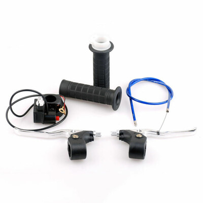 

Throttle Hand Grips Cable Switch Brake Parts Set Kit For 47CC 49CC Pocket Bike