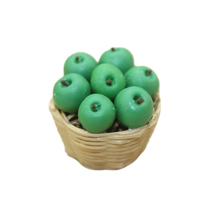 

Siaonvr Simulation Decoration Dollhouse Miniature Scene Fruit Basket Pretend Play Toy