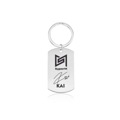 

Fat Bear Kpop SuperM Stainless Steel Keychain EXO NCT 127 Key Chain Fashion Jewelry Fans Gifts-in Key Chains