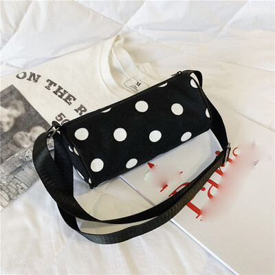 

Tailored Children Shoulder Bag Fashion Wave Point Boys And Girls Messenger Bag Sports Bag