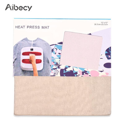 

Aibecy 12 12 Inch Heat Pressing Mat Ironing Pad for T-shirts High Temperature Resistant Heat Transfer Sublimation Compatible wit