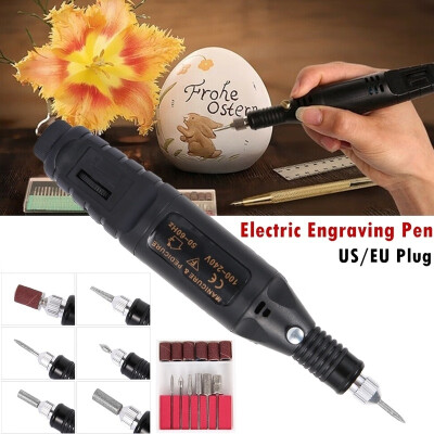 

14PCS Electric Engraver Pen Carve Tool for Jewellery Metal Glass Wood Nail Drill Machine Easter Day