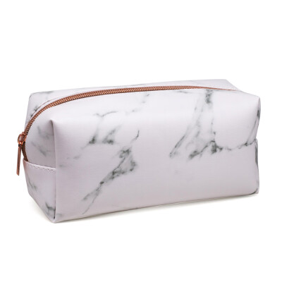 

Marble Makeup Bag Portable Cosmetics Pouch Large Capacity Storage Case Travel Organizer