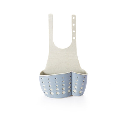 

Kitchen Sink Faucet Hanging Bag Wheat Fiber Double-deck Drain Basket Storage Rack Supplies Tools of Kitchen