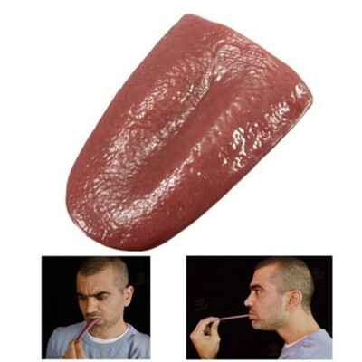 

Tongue Gross Jokes Prank Tricks Halloween Horrific Prop Magic Props Halloween Decoration
