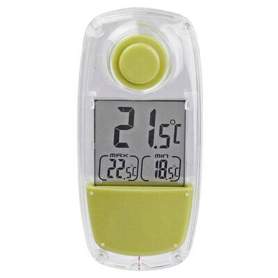 

Solar Powered Indoor LCD Digital Window Thermometer Daily MaxMin Record Display Temperature Meter