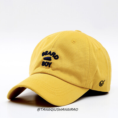 

Adult hat Korean version of the hip-hop hat letter embroidered baseball cap outdoor travel sun shade tanning cap