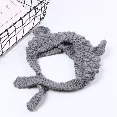 

Korea cat ear cute fur hat soft sister hat female winter earmuff knit Korean version of Joker padded warm hat