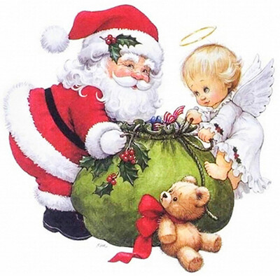 

Toponeto Christmas Diamond Rhinestone Pasted Embroidery Painting Cross Stitch Home Decor
