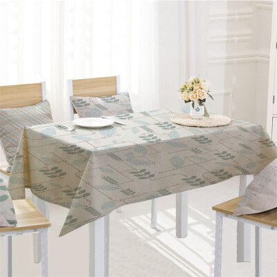 

Toponeto Tree Leaf Table Cloth Linen Tablecloth For Kitchen Decorative Dining Table Cover