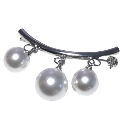 

Pearl Brooch Inlaid Korea Simple Women Accessories Cardigan Anti-light Clip