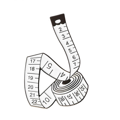 

Measuring Tape Enamel Pin Brooches Badges Lapel Pins Jewelry Gift