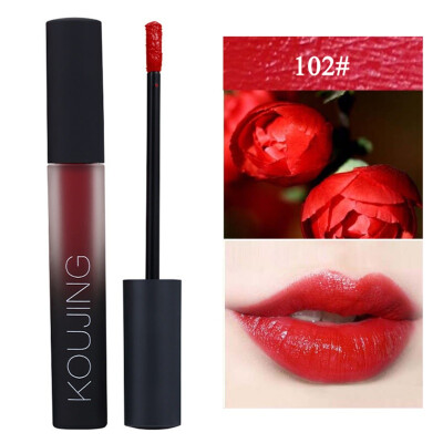 

Cute Korean Style Red Liquid Matte Lipstick Lasting Moisturizr Lip Tint Glazed Lipgloss Tattoo Makeup Lip gloss Cosmetics