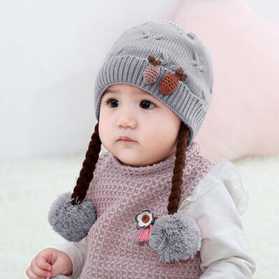

Baby Hats Knitted Wool Hats Baby Accessories Baby Toddler Clothing Winter Warm Cap