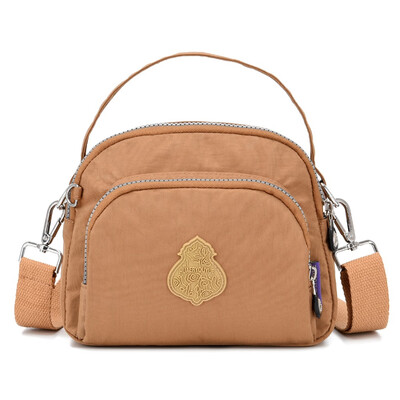 

Tailored Fashion Womens Outdoor Zipper Large Capacity Nylon Shoulder Bag Travel Bag