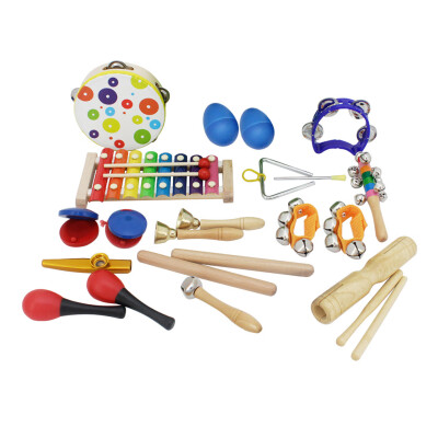 

19pcsset Musical Instruments Children Early Childhood Music Educational Toy Combination Musical Teaching Tools