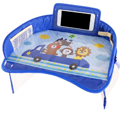 

Multifunctional Cartoon Car Safety Seat Tray Waterproof Stroller Holder Kids Toy Food Drink Table Portable Car Baby Seat Table