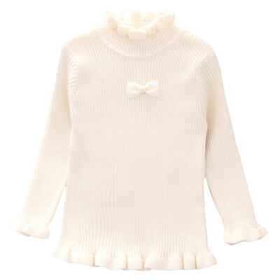 

Baby Clothes For Girls Long Sleeve Princess Style Baby Girl Sweater Top Winter Warm Kids Clothes Pullover Turtleneck