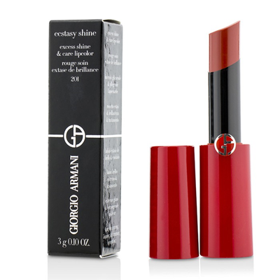 

GIORGIO ARMANI - Ecstasy Shine Excess Shine & Care Lipcolor - 201 Scarlatto 3g01oz
