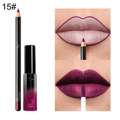 

2Pcs Waterproof Matte Lipliner Pen Long Lasting Lip Gloss Glaze Lipstick Makeup