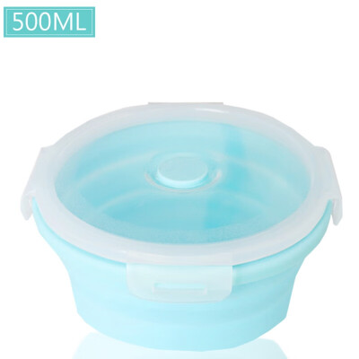 

3505008001200ml Sealed Lunch Box Round Salad Bento Box Outdoor Portable Container Box for Workers Student