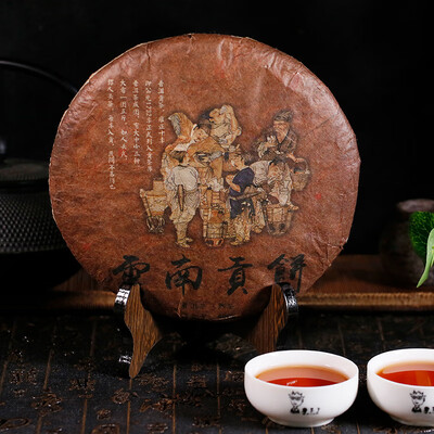 

Dr Puer Tea Aged Yunnan Tribute Pu-erh Cake 2009 400g Ripe