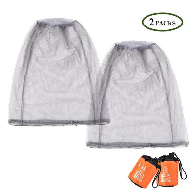 

Lixada Mosquito Mesh Net Protective Head Cover Insect Gnat Bee Repellent Netting Outdoor Gardening Bee Keeping Head Screen