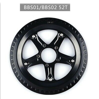 

Chainwheel Chain Ring 44T- 46T Bike Sprocket With Guard For BaFang Replacement