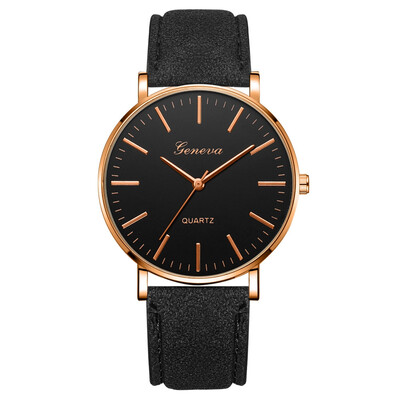 

〖Follure〗Fashion Simple Casual Mens Watch Business Leather With Strap Mens Watch