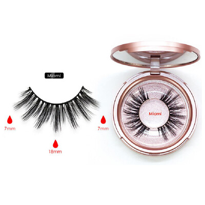 

Women Magnetic False Eyelashes Natural Eyelashes Extension Liquid Eyeliner And Tweezer For All Skin Types