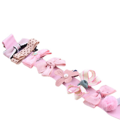 

Baby Girls Sweet Bowknot Hair Clip Bow Flower Barrettes Party Kids Hairpins Headwear 10Pcsset