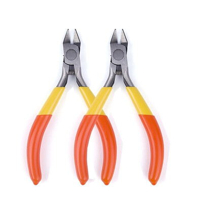 

2pcs Mini Model Toy Side Plier Ultra-thin Single-blade Nozzle Pliers Model Nozzle Cutter Plier Thin Blade Snips Stripper Nippers