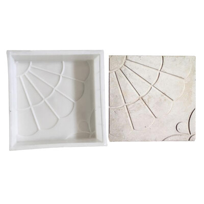

JPGIF Plastic Making DIY Paving Mould Home Garden Floor Road Concrete Stepping