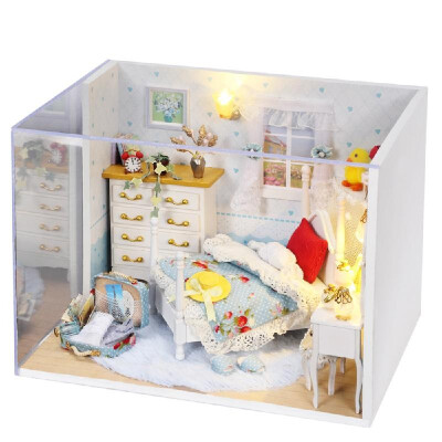 

Doll House Dream House DIY Miniature House Building Kit Wooden Furniture Toys for Child Girl Boy