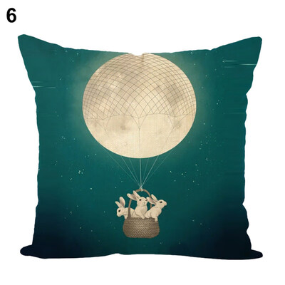 

45x45cm Turtle Octopus Pillow Case Cushion Cover Home Cafe Sofa Bed Car Decor