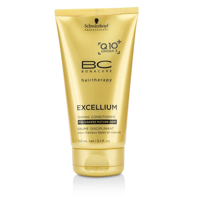 

SCHWARZKOPF - BC Excellium Q10 Omega 3 Taming Conditioner For Coarse Mature Hair 150ml51oz