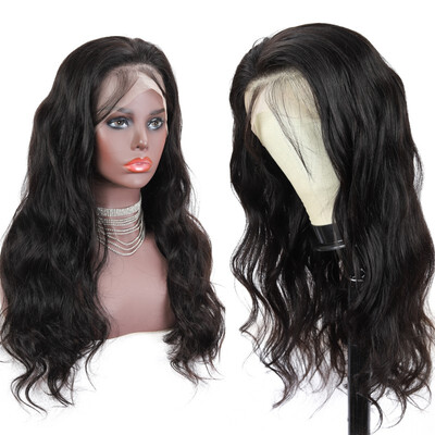 

Amazing Star Human Hair Body Wave Crochet Lace Wigs with Baby Hair Brazilian Virgin Hair Lace Wigs Soft&Bouncy