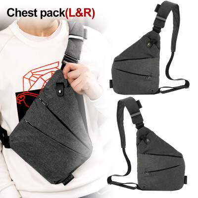 

Multifunctional Concealed Tactical Storage Gun Bag Holster Mens Left Right Nylon Shoulder Bag Anti-theft Bag Chest Bag Hunting