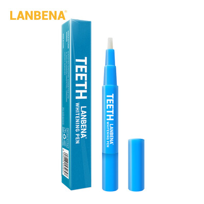 

LANBENA Teeth Whitening Pen Cleaning Serum Removes Plaque Stains Oral Hygiene Tooth Gel Whitenning Brush Teeth 3ml
