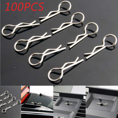 

〖Follure〗100 PCS Apex RC Products Medium RC CarTruckBuggy Galvanized Steel Body Clips